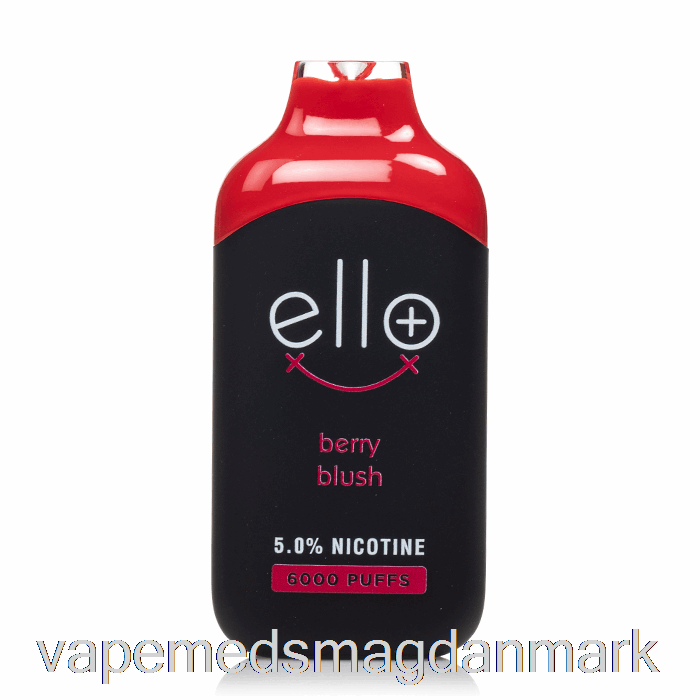 Vape Væske Blvk Ello Plus 6000 Engangs Berry Blush Ice
